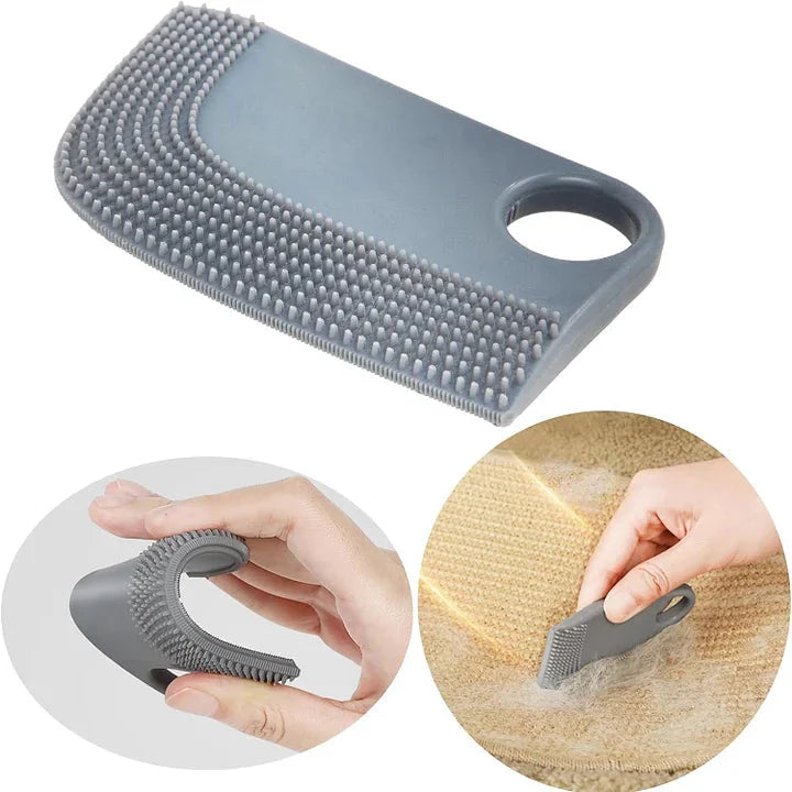 Pet cleaning hair remover rubber sheet