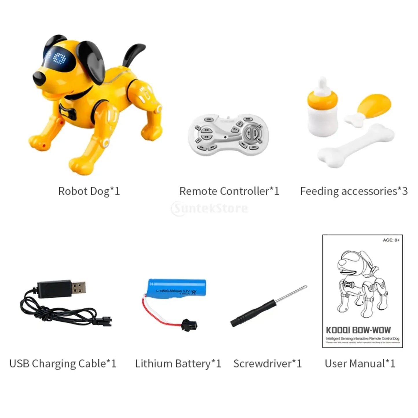 Smart Robot Puppy Voice Remote Control music dance Toy