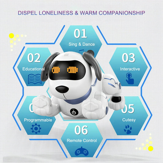 Smart Robot Puppy Voice Remote Control music dance Toy