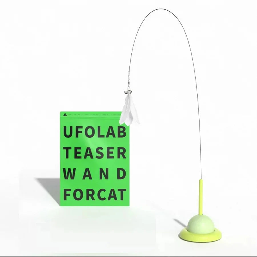 Cat suction feather stick Toy 😻