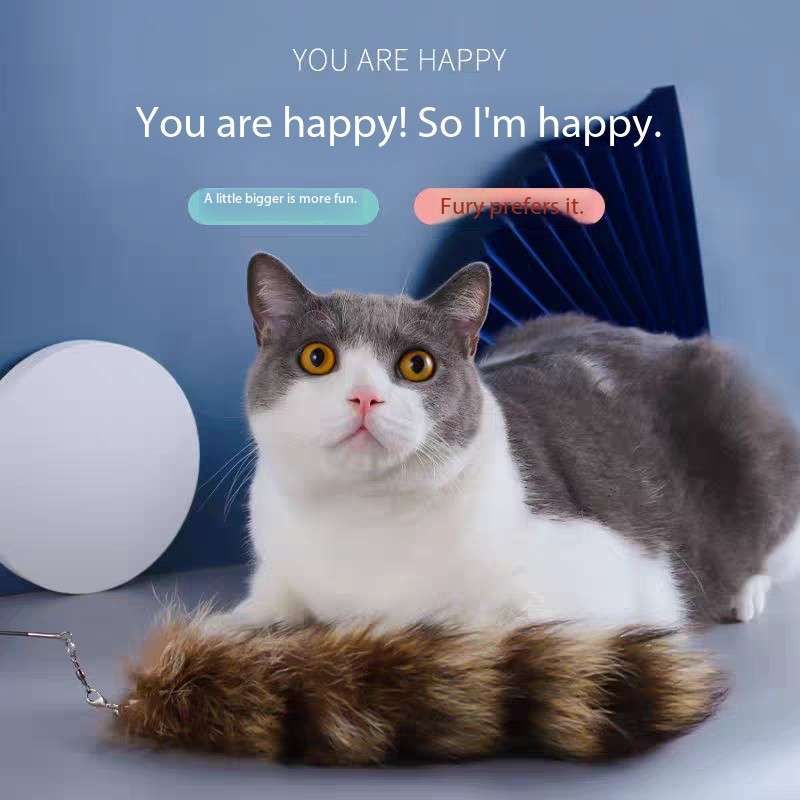 Tail Cat hunting teasing toy