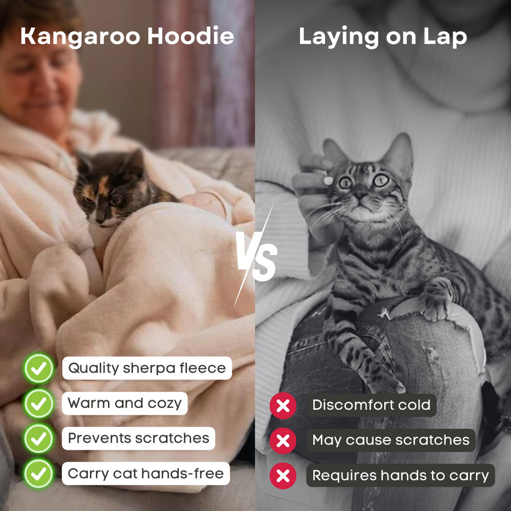 Cat mom kangaroo hoodie