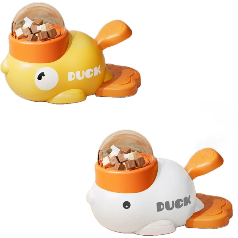 Dog Interactive Puzzle Feeder Toy – Duck Treat Dispenser & Slow Feeder