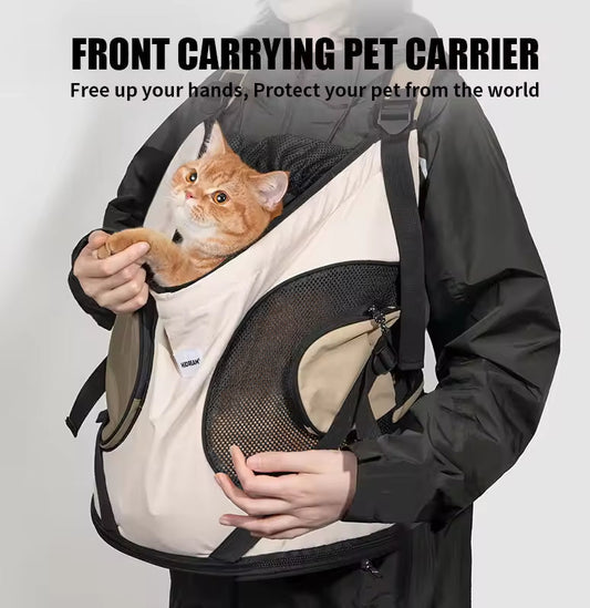 Front Pet Carrier Travel Backpack
