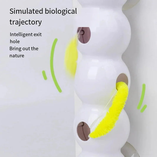 Cat interactive Smart sensor Caterpillar teasing toy
