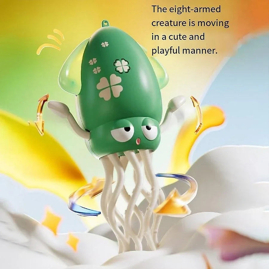 Dancing octopus toy fun electric automatic obstacle avoidance sensor toy