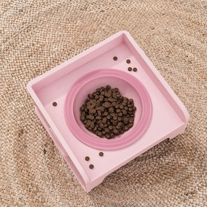 Ceramic Square bowl cat bowl