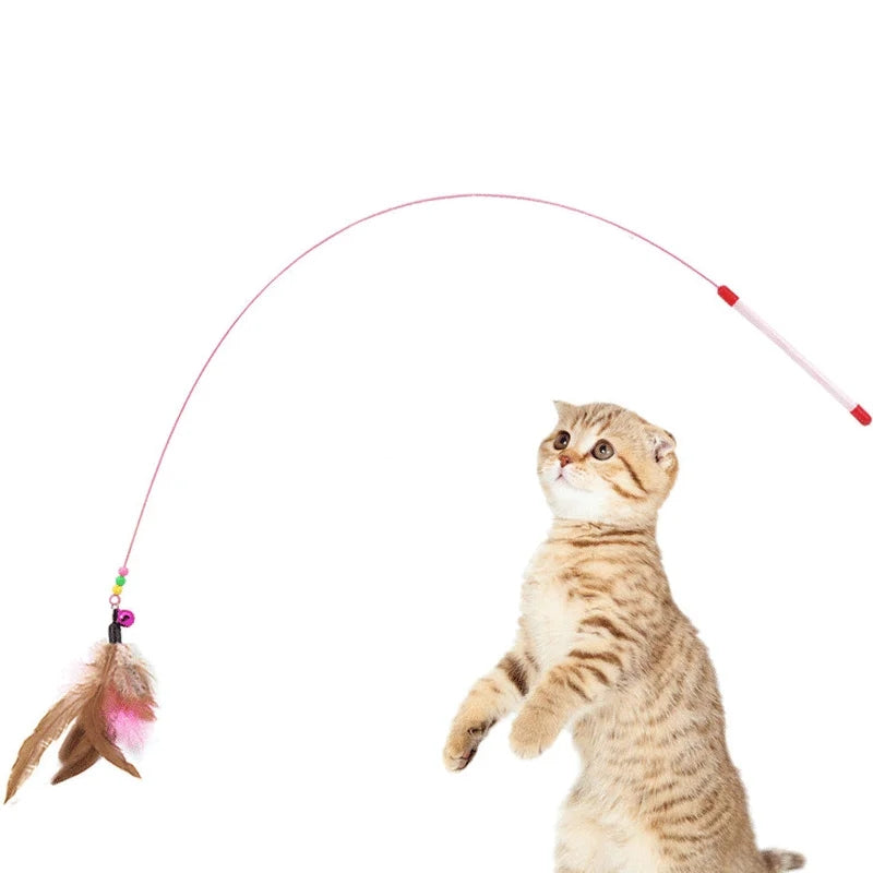 Feather Cat stick Toy