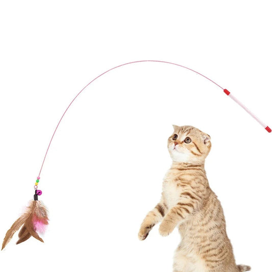 Feather Cat stick Toy