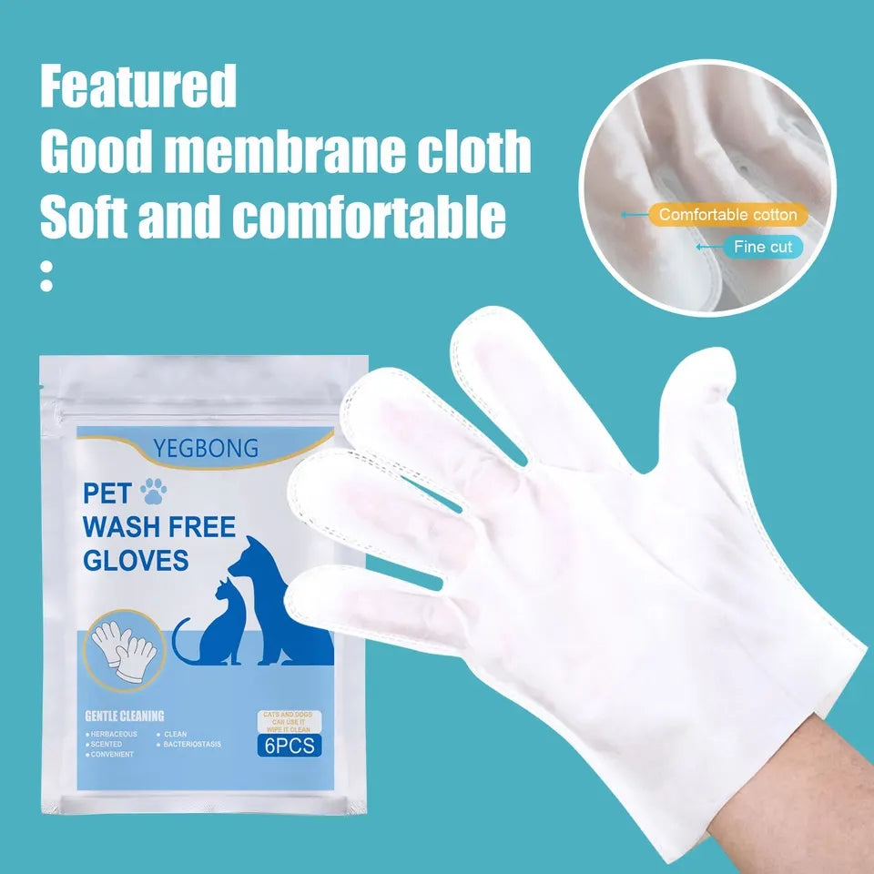 Pet Wipes Disposable Gloves
