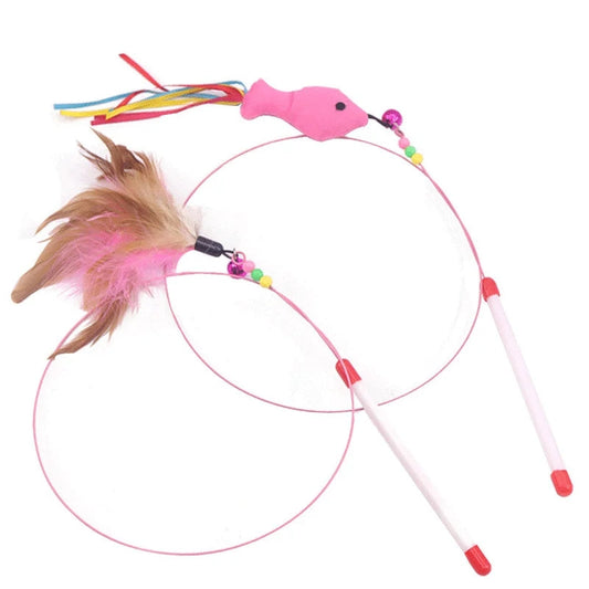 Feather Cat stick Toy