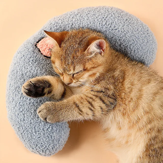 Cute Sleeping Cat Dog Soft Pillow Pet Pillow