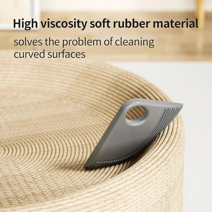 Pet cleaning hair remover rubber sheet