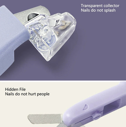 Dog nail clipper with light