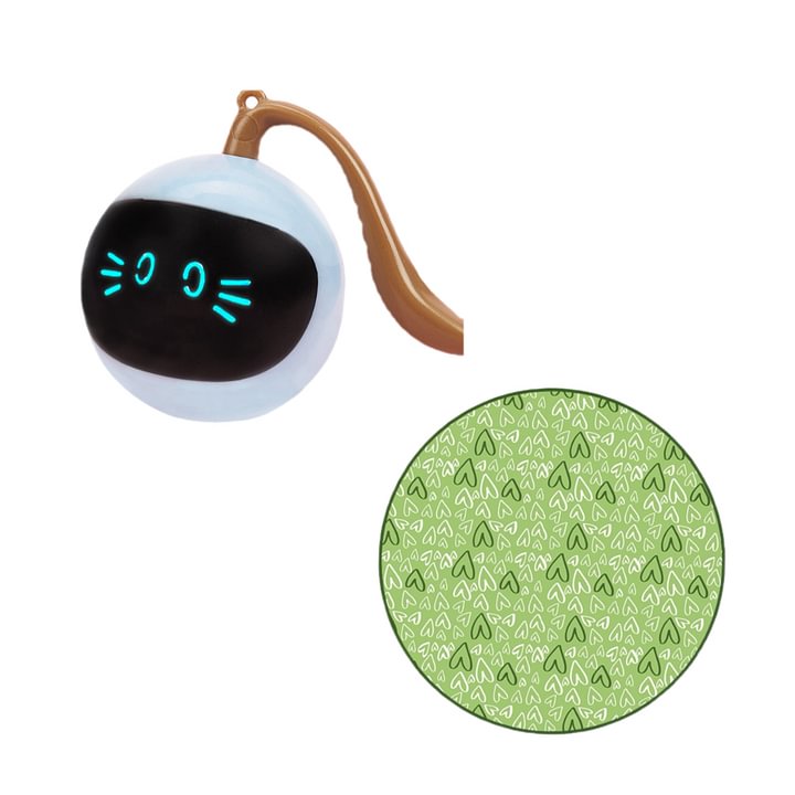 Cat Toys 360°Self Rolling smart Interactive Ball Hunting Toy