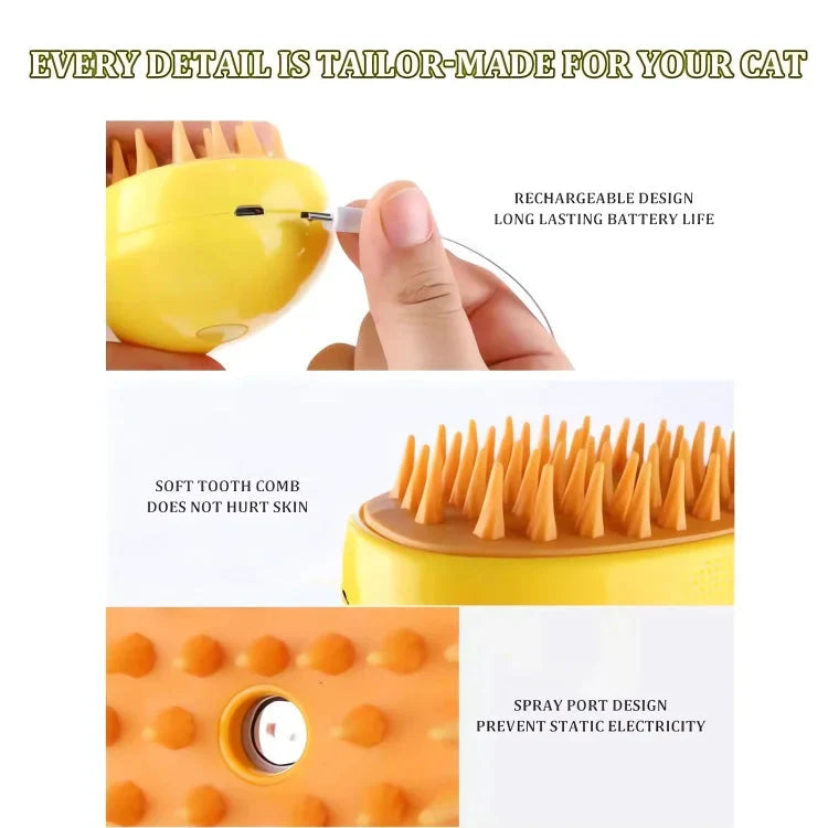 Pet steamy SPA Brush