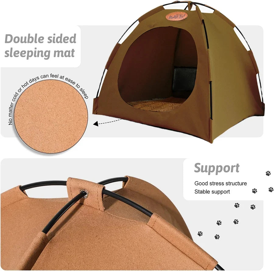 Cat & Dog Tent Pet Bed