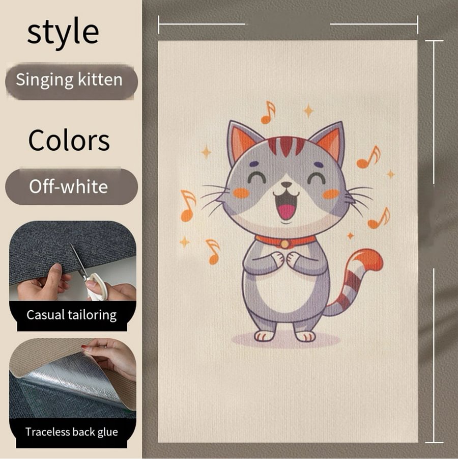Sofa Protecting Post Carpet Mat Cat Climbing Wall,Cat Scratching sticky fabric Post