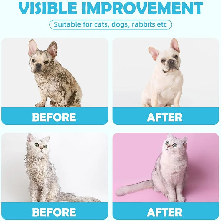 Pet Grooming Glove Wipes for Dogs & Cats 6PCS