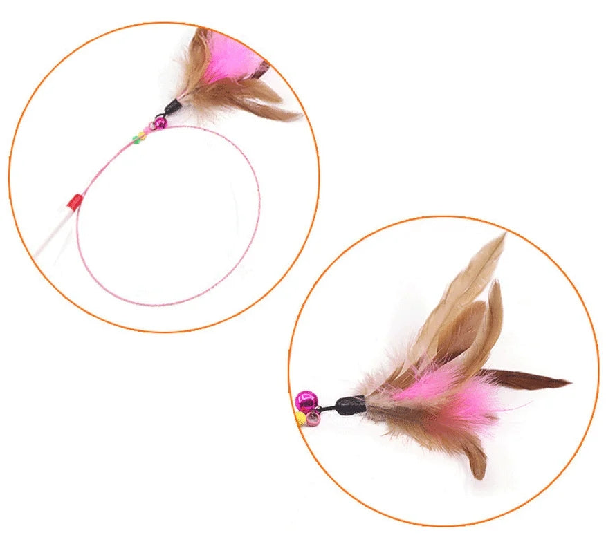 Feather Cat stick Toy