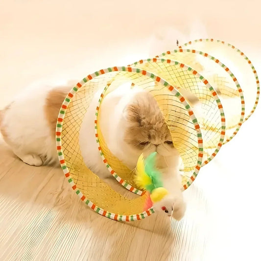 Cat tunnel teaser toy