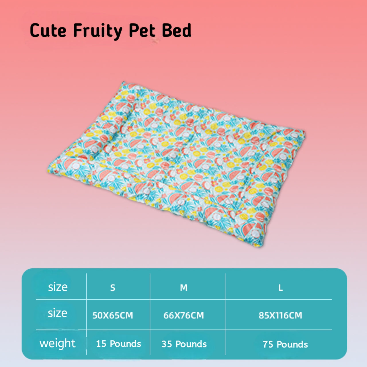 CUTIER Pet fruity ice Bed