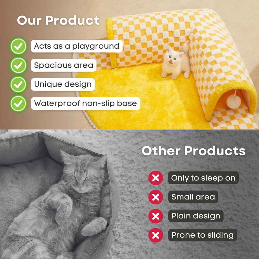 Lovelypetstory® First Class Tunnel Bed