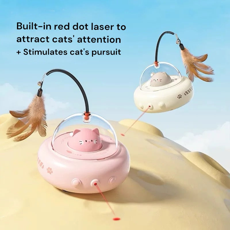 Cat SpaceShip Automatic Toy