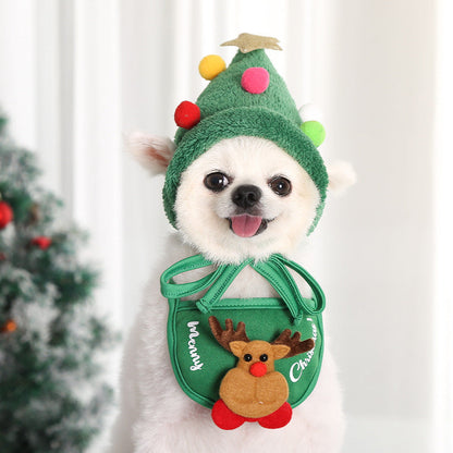 Pet Christmas Hat + Scarf