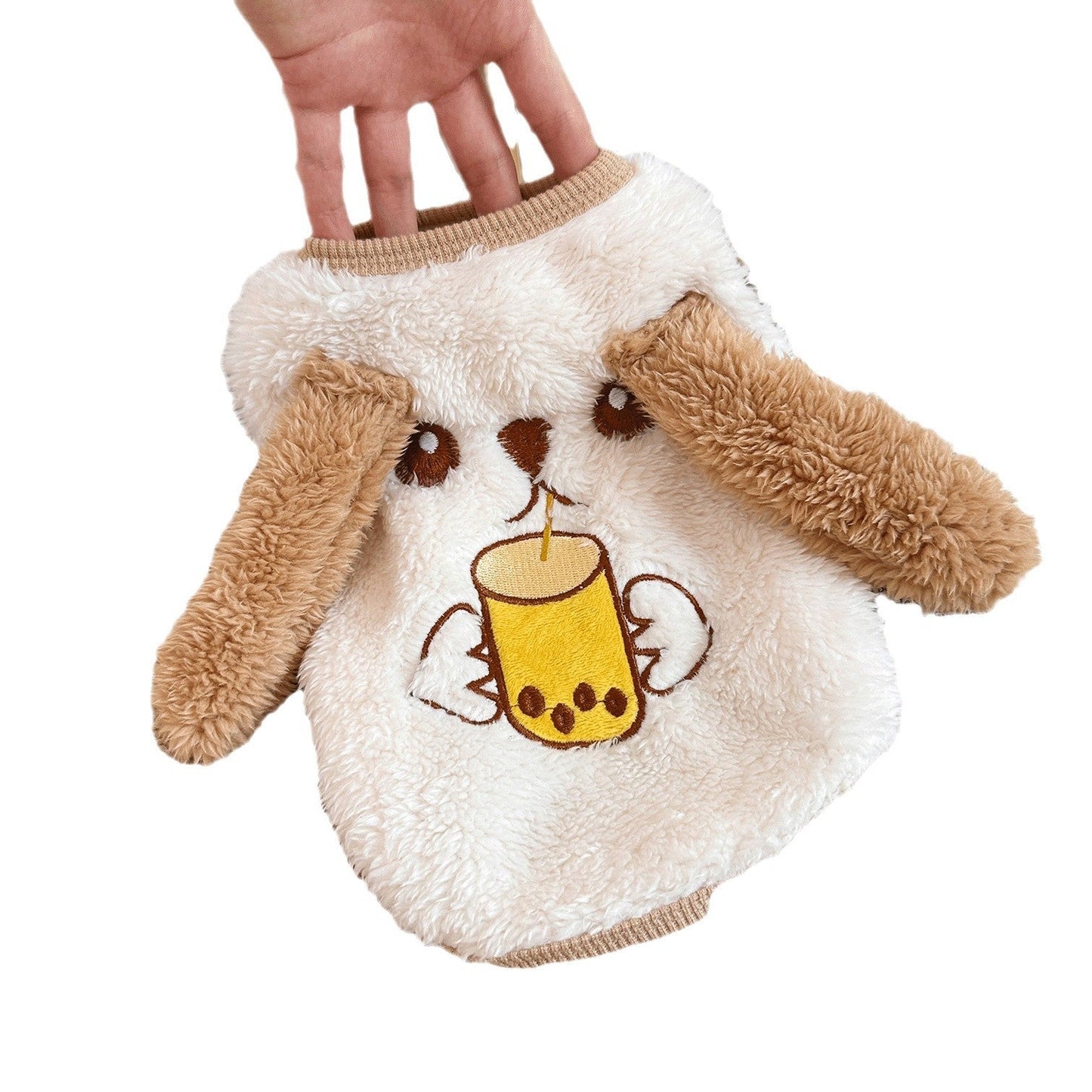 Cute New Fleece-lined Pet Dog Cat Teddy Bitter Bear  lVest