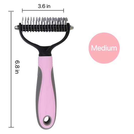 Pet Cat Grooming Brush for Shedding Hair Removal Tool