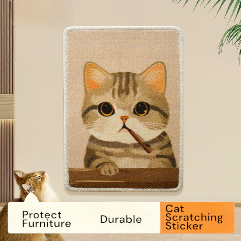 Cute Pet Scratching Board Decorating Wall Paint