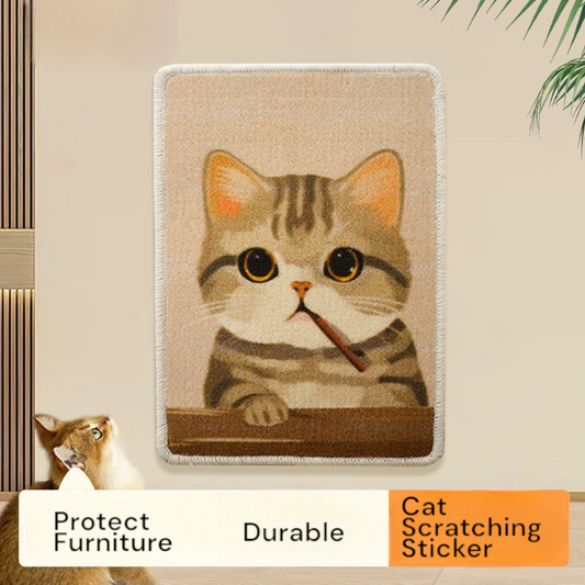 Cute Pet Scratching Board Decorating Wall Paint