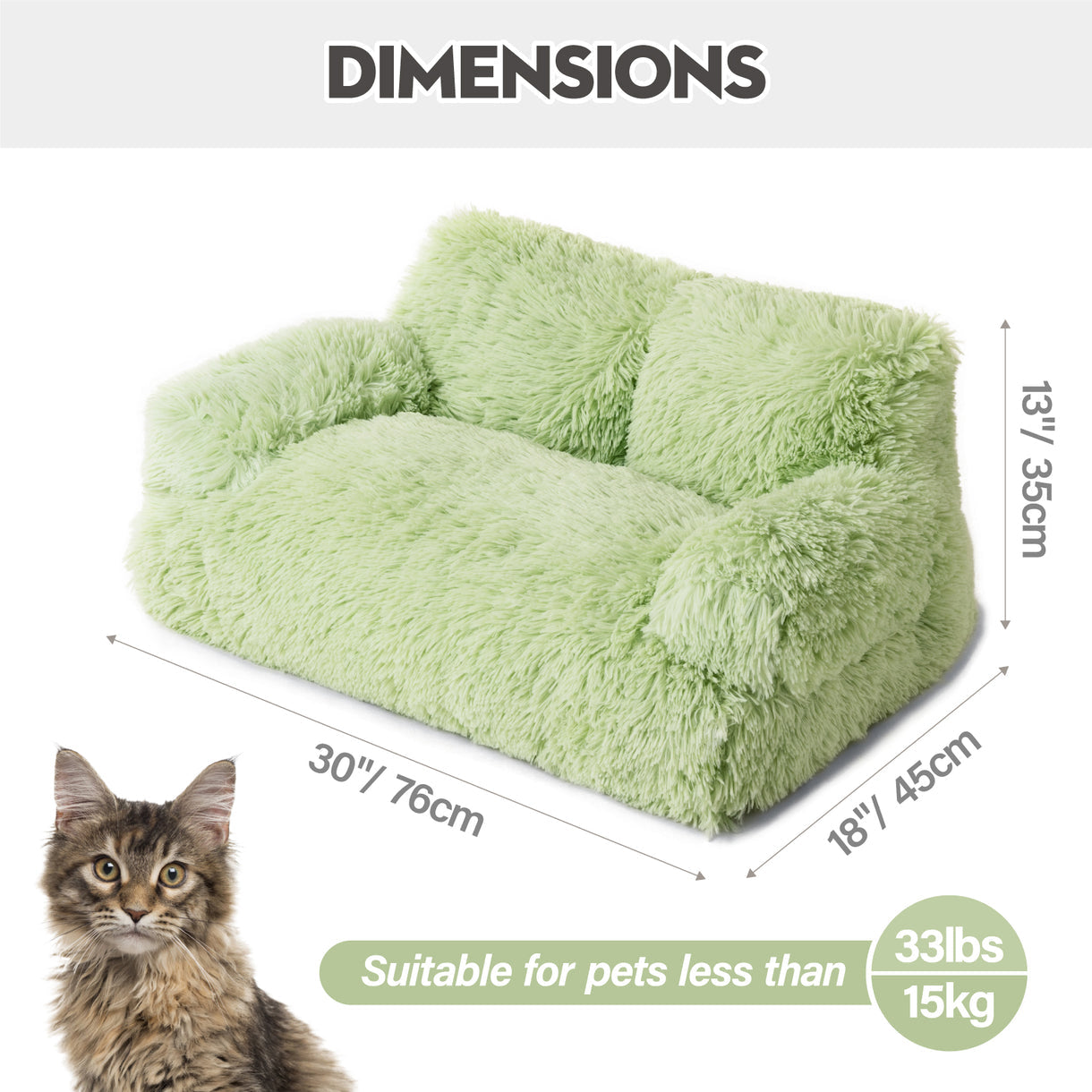 Cat dog plush couch sofa