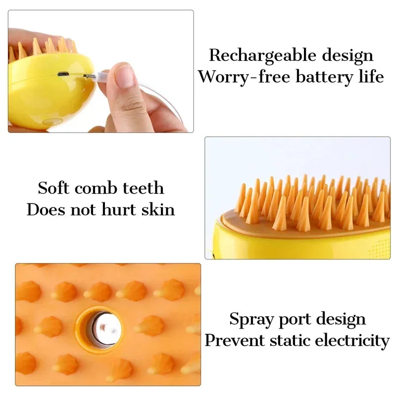 Lovelypetstory® 3 in 1 Cat Brush