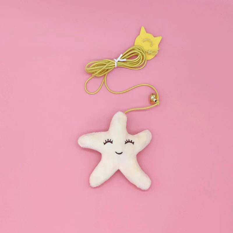 Cat interactive thread hunting Feather toy