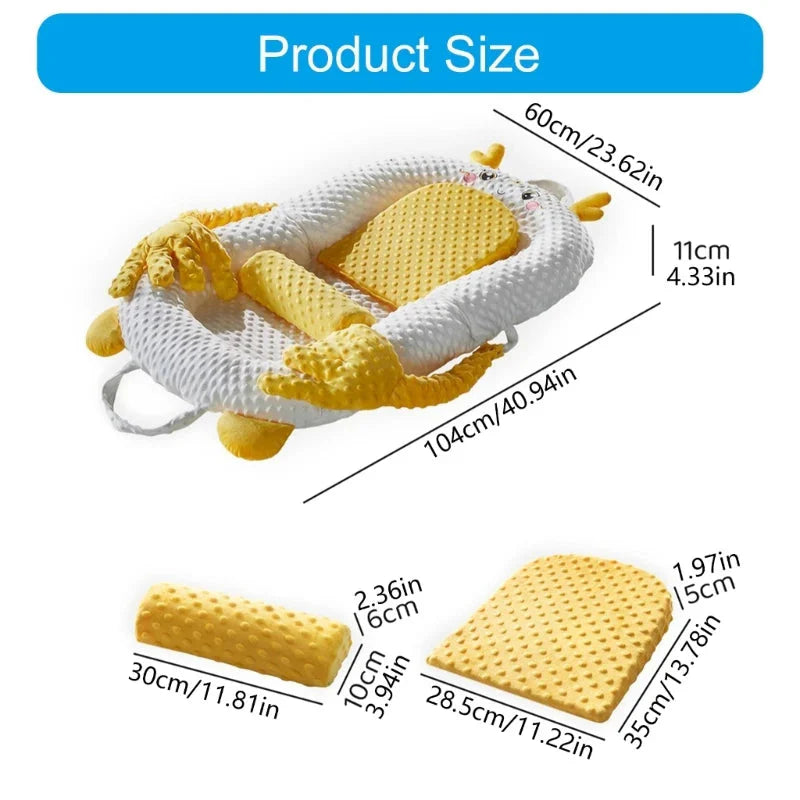 Cartoon Puttable Baby Soothing Bed