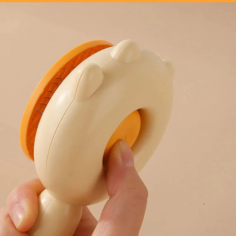 Pet Comb for Cats & Dogs - Gentle Grooming & Hair Removal Brush