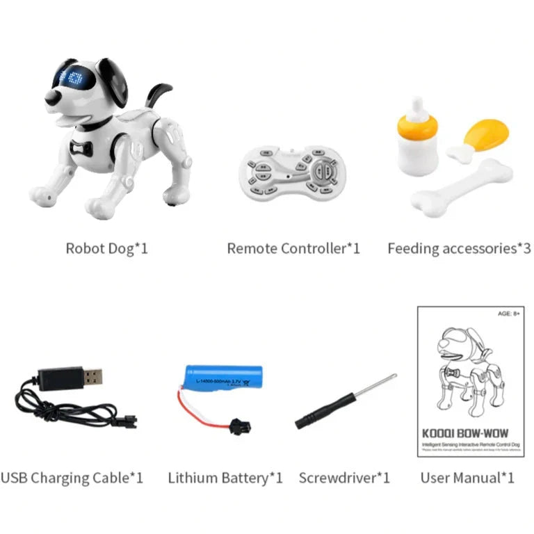 Smart Robot Puppy Voice Remote Control music dance Toy