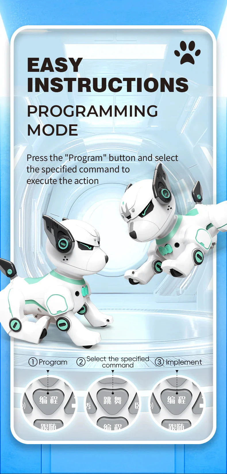 Robot Puppy Smart Toy Birthday Gifts for Kids