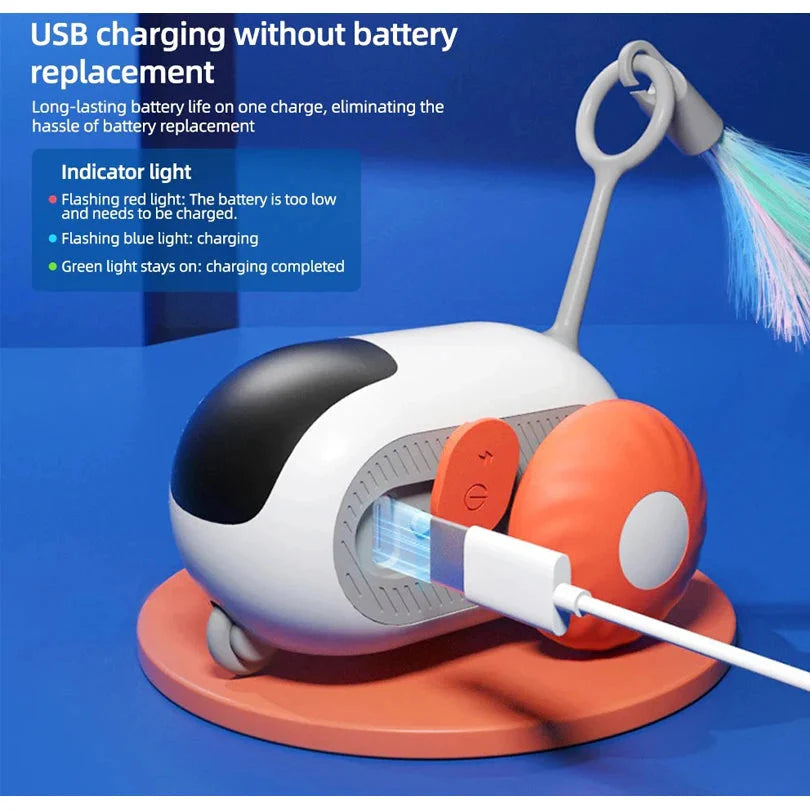 Smart Gravity Cat Toy Car – Interactive Automatic Moving Mouse