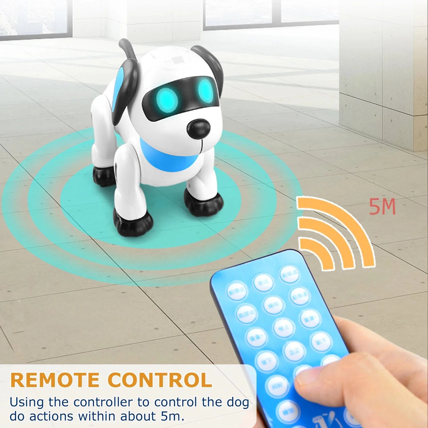 Smart Robot Puppy Voice Remote Control music dance Toy