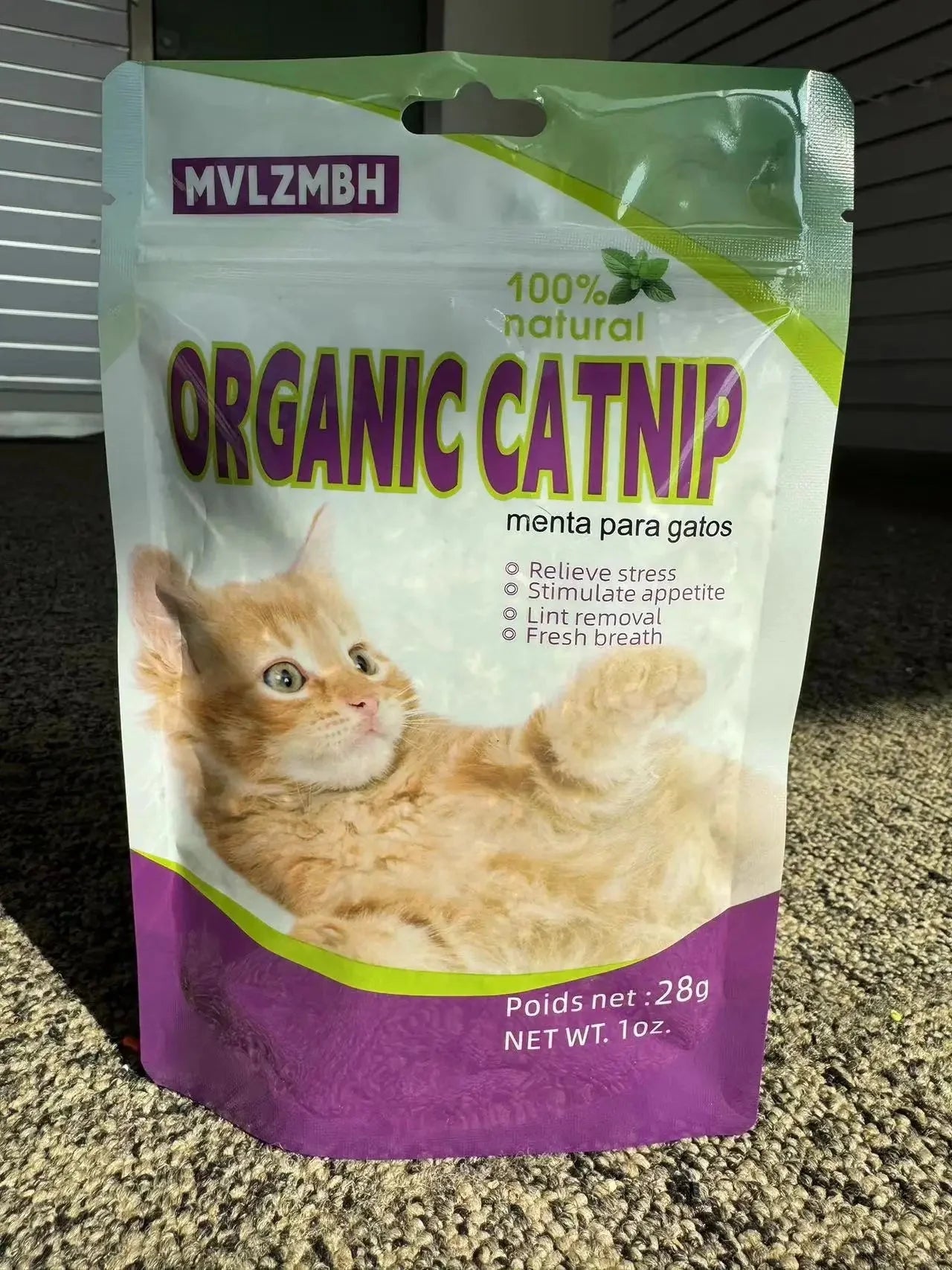 100% Organic Natural Catnip – Fun & Healthy Treat for Cats