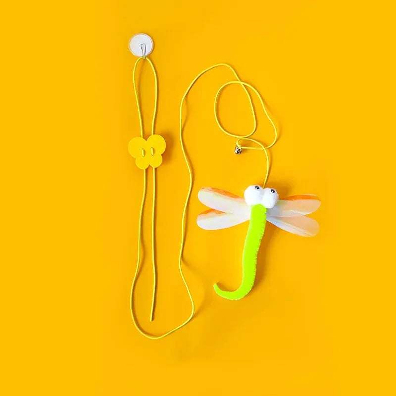 Cat interactive thread hunting Feather toy