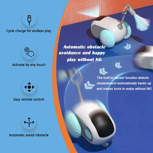 Smart Gravity Cat Toy Car – Interactive Automatic Moving Mouse