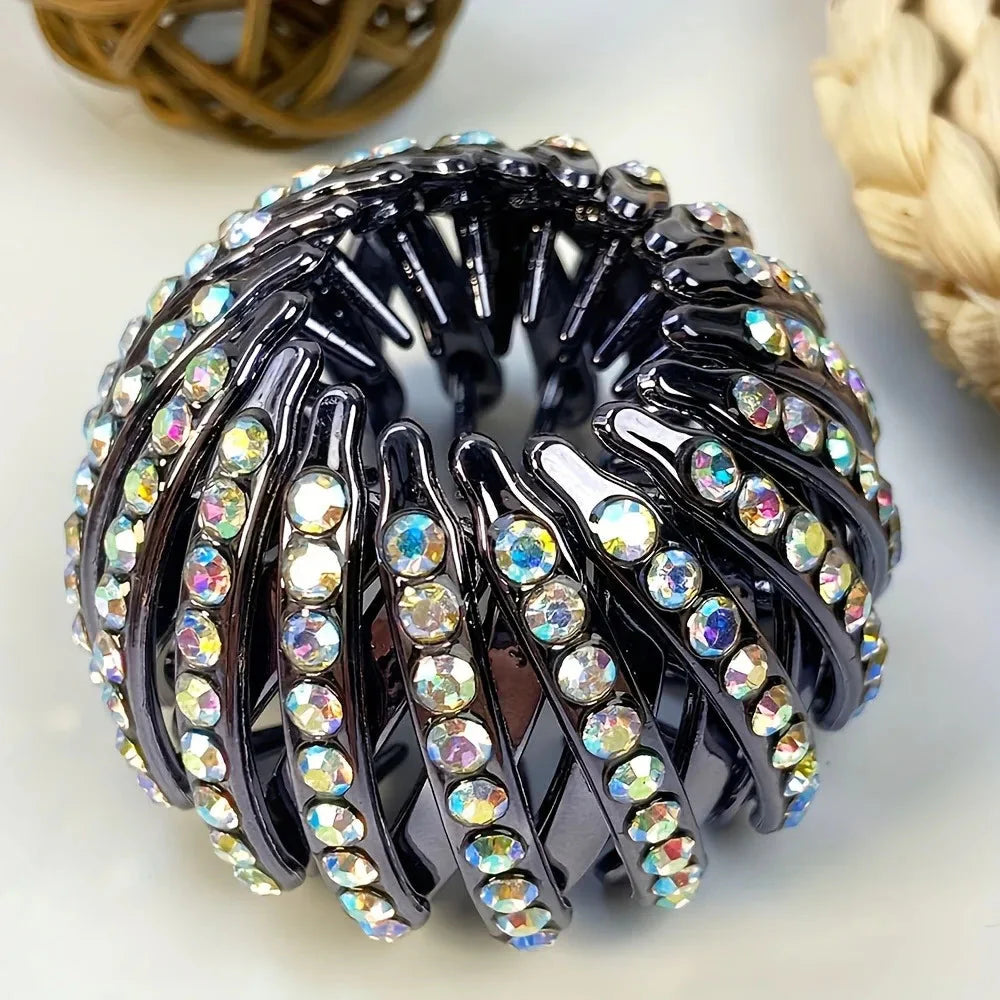 Stone Hair Clip Creative Ponytail