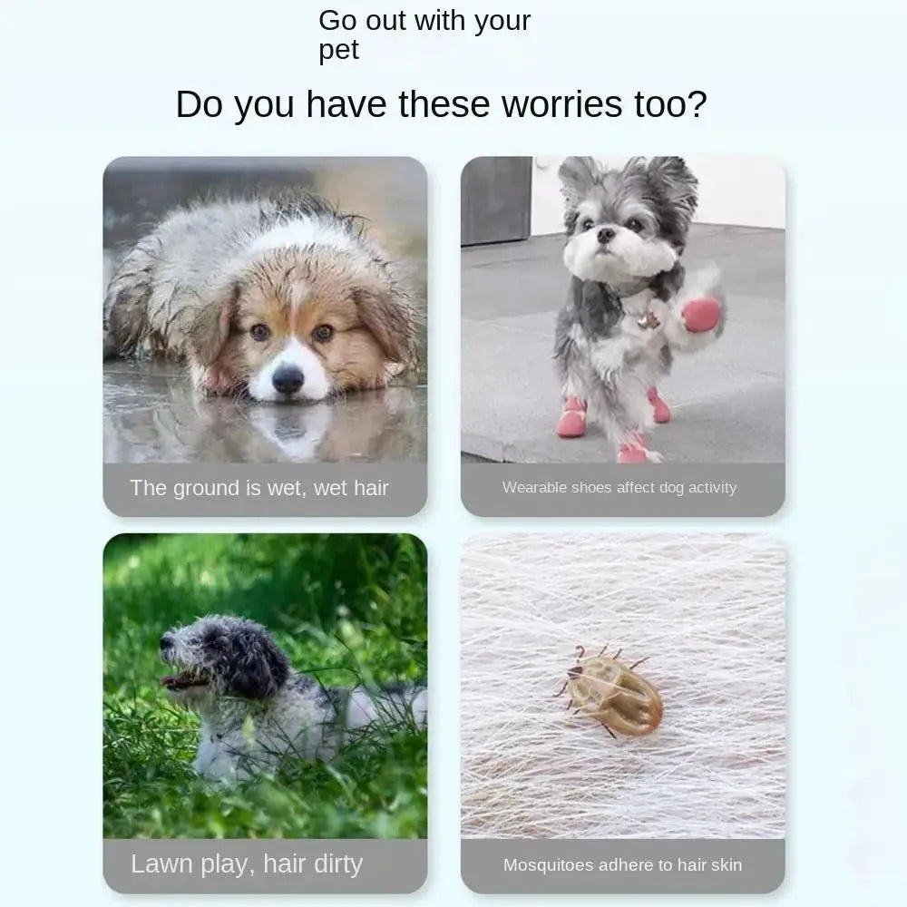 Anti-Dirty Waterproof Dog Jumpsuit