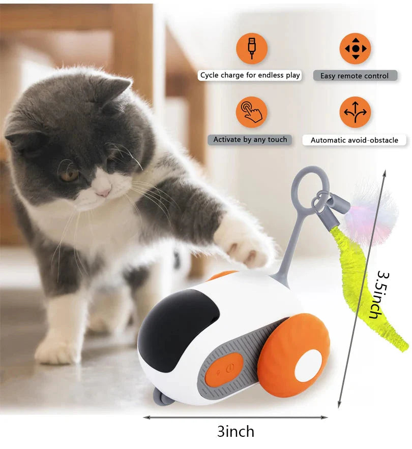 Smart Gravity Cat Toy Car – Interactive Automatic Moving Mouse