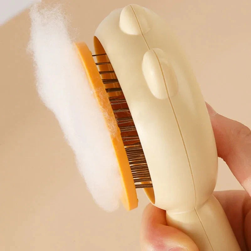 Pet Comb for Cats & Dogs - Gentle Grooming & Hair Removal Brush