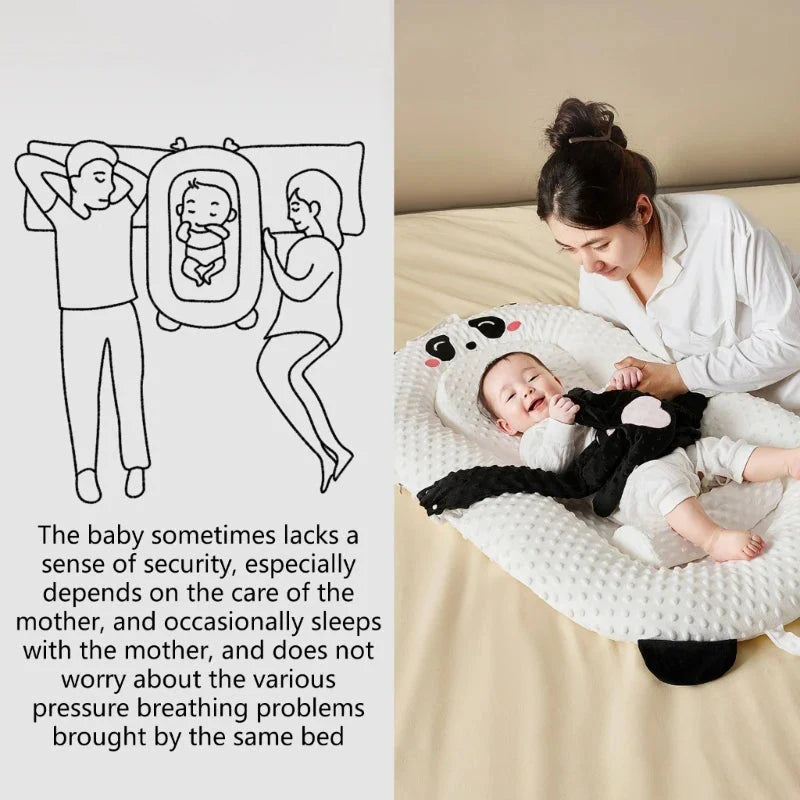 Cartoon Puttable Baby Soothing Bed